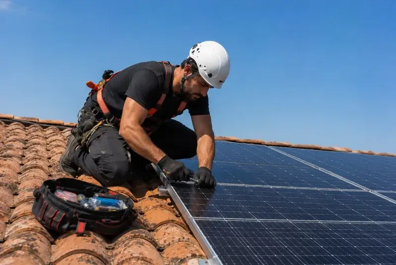 Maintenance et monitoring de panneaux solaires à la Flotte